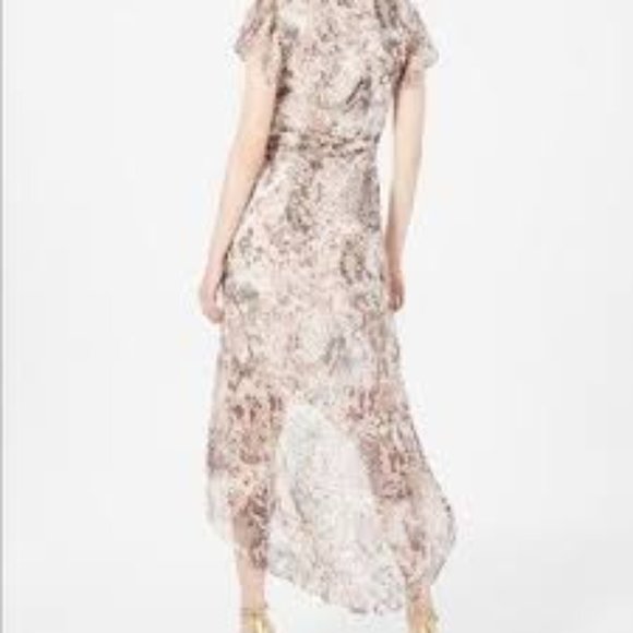 Julia Jordan Python Print Asymmetrical Dress - Picture 3 of 8